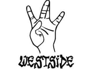  Westside Hand Decal Proportional