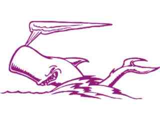  Whale Tough Guy Decal Proportional