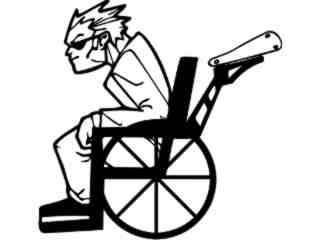  Wheelchair Racer_ G D G Decal Proportional