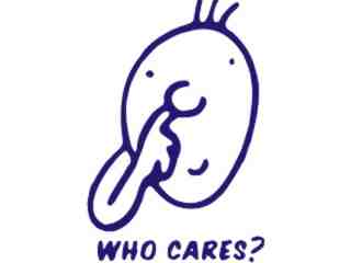  Who Cares Nose Picker Decal Proportional