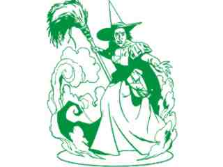  Wicked Witch O Z_ D T L Decal Proportional