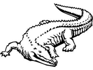  Wild Animals_ Alligator 0 2_ P A 1 Decal Proportional