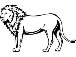  Wild Animals_ Lion 0 2_ P A 1 Decal Proportional