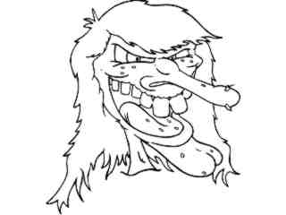  Witch Ugly Decal Proportional