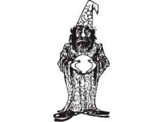  Wizard Crystal Ball Decal Proportional