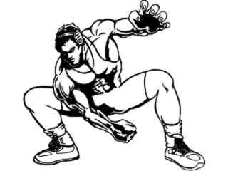  Wrestling Stance_ M B 1 Decal Proportional