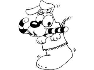  Xmas Puppy D H_ P A 1 Decal Proportional