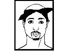  2pac Drawing Decal