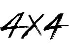  4x 4 2 1 2 V A 1 Decal