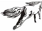  Animal Flames Horse 0 0 9b A F 1 Decal