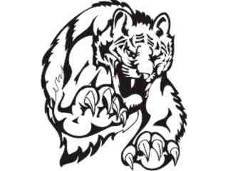  Cats Big Lions Tigers Panthers_ 0 1 6 Decal Proportional