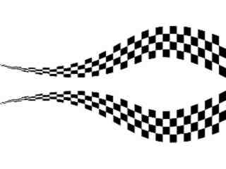  Checkers Pair 1 Decal Proportional