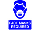  Covid 1 9 Face Mask Required 1 Decal