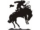  Cowboy Horse Rodeo 1 Decal