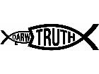  Darwin Truth Fish Decal