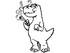  Dino Smoker Decal