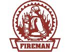  Fire Man Traditional Decal