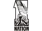  Flag 1 Nation Decal