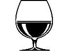  Food Drink Brandy Snifter P A 1 Decal