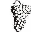 Food Drink Grapes P A 1 Decal
