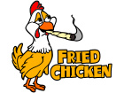  Fried Chicken Weed 1 C L 1 Decal