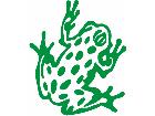  Frog Green Tree Decal