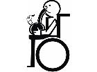  Handicapped Smoker Decal