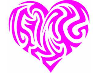 Heart Tribal_ 0 0 3 Decal Proportional