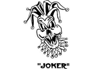  Joker Jester 4 Decal Proportional