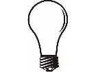  Light Bulb P A 1 Decal