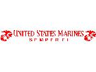  Marines Banner 1 Decal