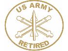  Military Army Retired Decal