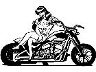  Motorcycle Chic Decal