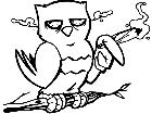  Owl Stoner Decal