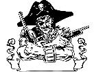  Pirate Gunner Decal