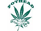  Pothead Weed Decal