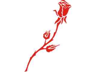  Rose Tribal Decal Proportional