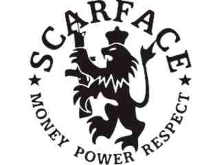  Scarface Emblem Decal Proportional