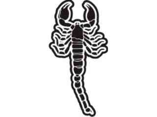  Scorpion Outlined_ 0 2 3 Decal Proportional