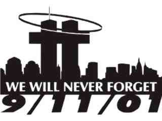  September 1 1 Towers Decal Proportional