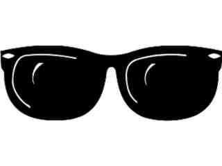  Shades Sunglasses Decal Proportional