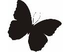  Silhouette Butterfly Decal