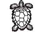  Turtle Sea Shell Decal