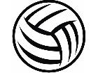  Volleyball Decal