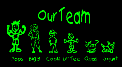 Our Team family sticker