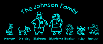 fat people family sticker real life
