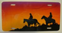 Country Boy Couboys Mountains car plate graphic
