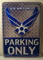 U.S. Air Force Parking Only car plate graphic